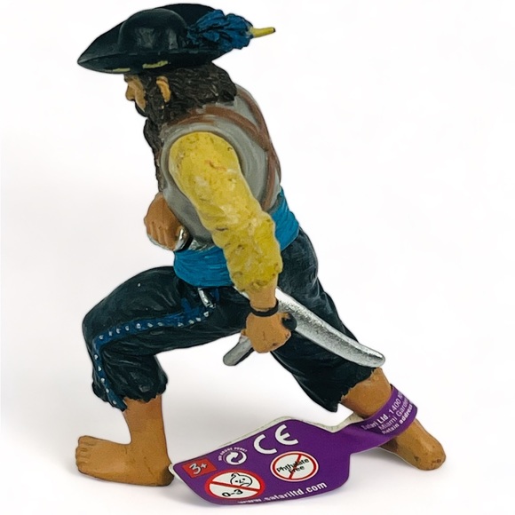 Safari Ltd Pirate Figure Gunner Phillip Morton 3” With Tag - Picture 2 of 7